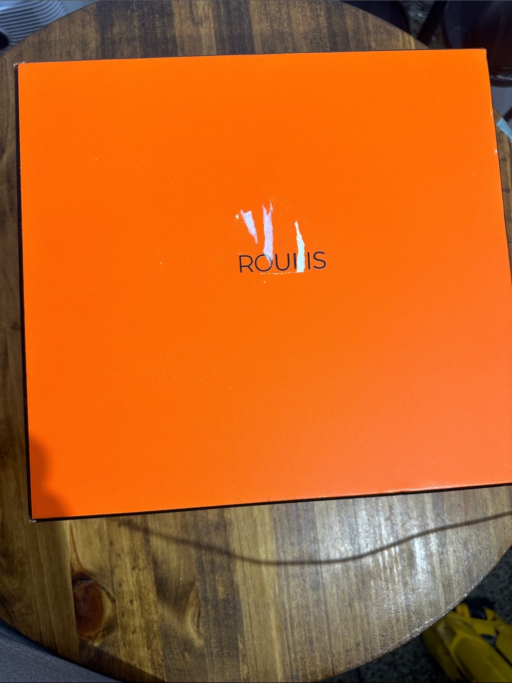Women's Bright Orange Gift Box with Logo